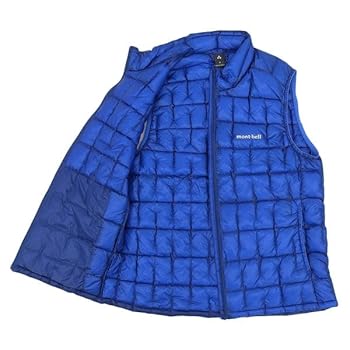 美品　montbell ダウンベスト　ブルー　Mサイズ モンベル(mont-bell) ベスト ファッションの検索結果 - 価格.com